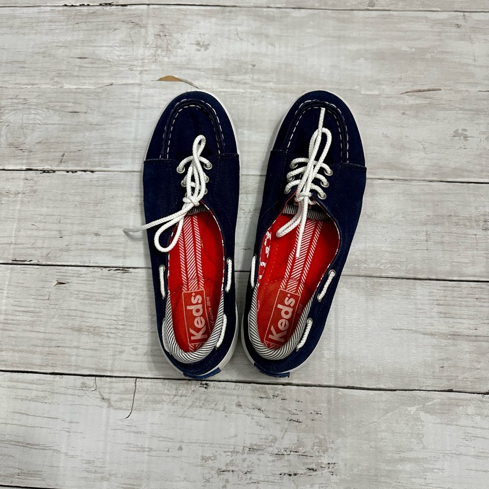 Navy blue keds size 6